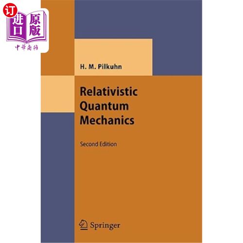 海外直订Relativistic Quantum Mechanics 相对论量子力学