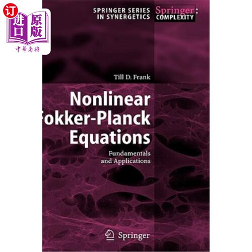 海外直订Nonlinear Fokker-Planck Equations: Fundamentals and Applications 非线性Fokker-Planck方程：基本原理与应用