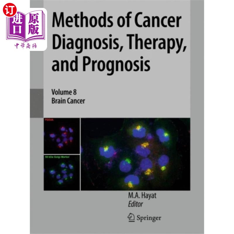 海外直订医药图书Methods of Cancer Diagnosis, Therapy, and Progno... 癌症诊断、治疗和预后的方法