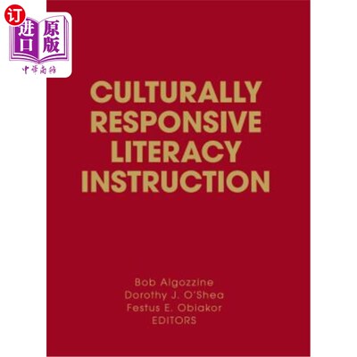 海外直订Culturally Responsive Literacy Instruction 符合文化需求的识字教学