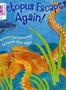 海外直订Octopus Escapes Again! 章鱼又逃跑了!