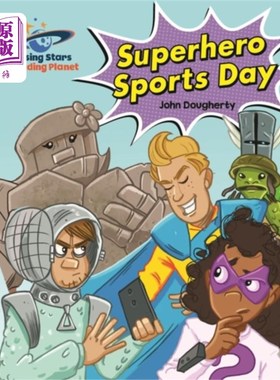 海外直订Reading Planet - Superhero Sports Day - White: G... 阅读星球-超级英雄运动日-白色:银河