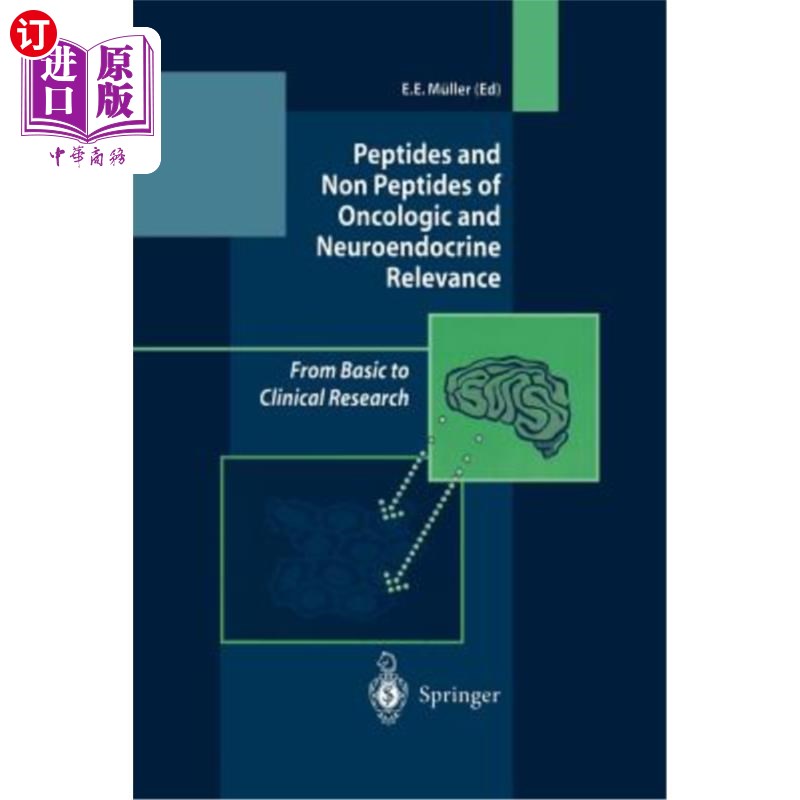 海外直订医药图书Peptides and Non Peptides of Oncologic and Neuroendocrine Relevance: From Basic  肿瘤和神经内分泌相