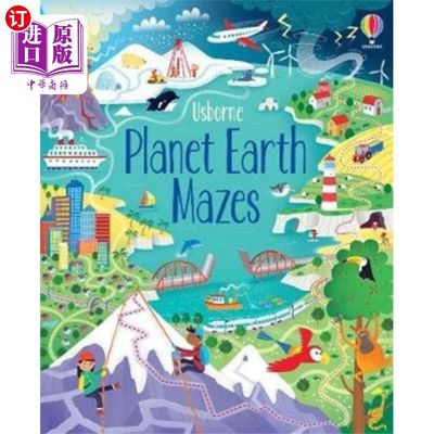 海外直订Planet Earth Mazes 行星地球迷宫