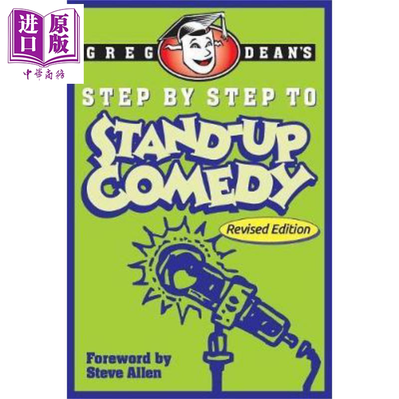 现货 手把手教你玩脱口秀 英文原版 Step by Step to Stand Up Comedy Greg Dean 笑话写作 喜剧创作【中商原版】