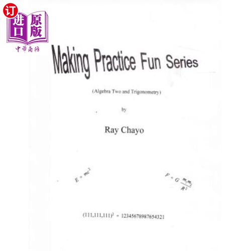 海外直订Making Practice Fun Series ( Algebra Two and Trigonometry) 练习乐趣系列（代数二和三角学）