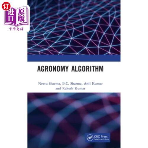 海外直订Agronomy Algorithm 农学算法