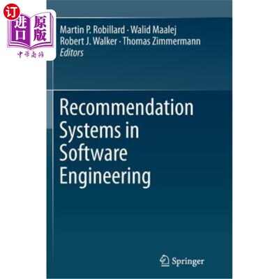 海外直订Recommendation Systems in Software Engineering 软件工程中的推荐系统