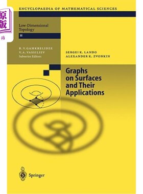 海外直订Graphs on Surfaces and Their Applications 曲面上的图及其应用