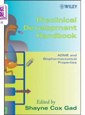 海外直订医药图书Preclinical Development Handbook - ADME and Biop... 临床前开发手册- ADME和生物制药特性