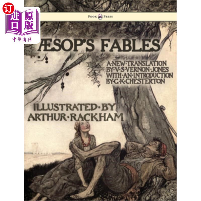 海外直订Aesop's Fables - Illustrated by Arthur Rackham