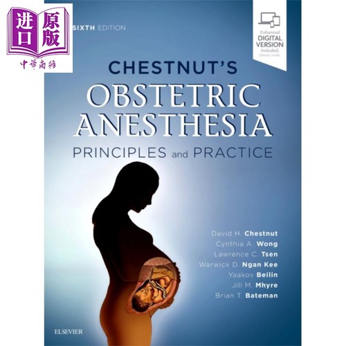 现货 Chestnut产科麻醉 原理与实践 第6版 Chestnut s Obstetric Anesthesia 英文原版  David H Chestnut【中商原版】Elsevier