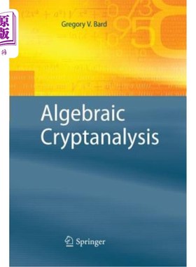 海外直订Algebraic Cryptanalysis 代数密码分析
