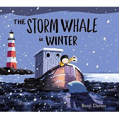[中商原版]英国插画师Benji Davies 班吉戴维斯：冬天的暴风鲸 英文原版The Storm Whale In Winter 绘本 3-6岁 精品绘本 插?