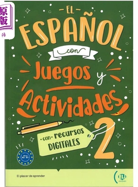 ELI 西班牙语游戏和活动 2 +可下载的多媒体EL ESPANOL CON juegos y actividades 2 +Downloadable Multimedia【中商原版】
