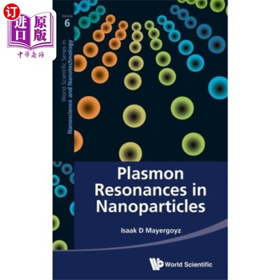 海外直订Plasmon Resonances In Nanoparticles 纳米粒子中的等离子体共振