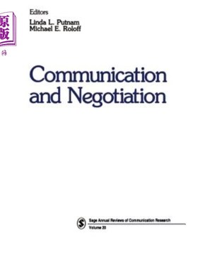 海外直订医药图书Communication and Negotiation 沟通和谈判