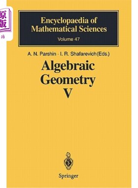 海外直订医药图书Algebraic Geometry V: Fano Varieties 代数几何V