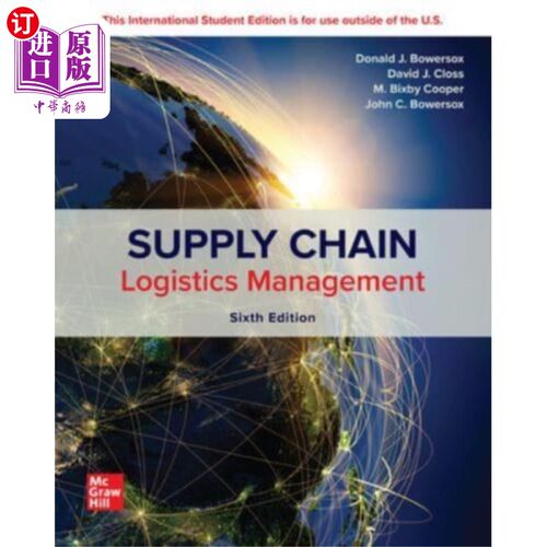海外直订Supply Chain Logistics Management ISE 供应链物流管理ISE