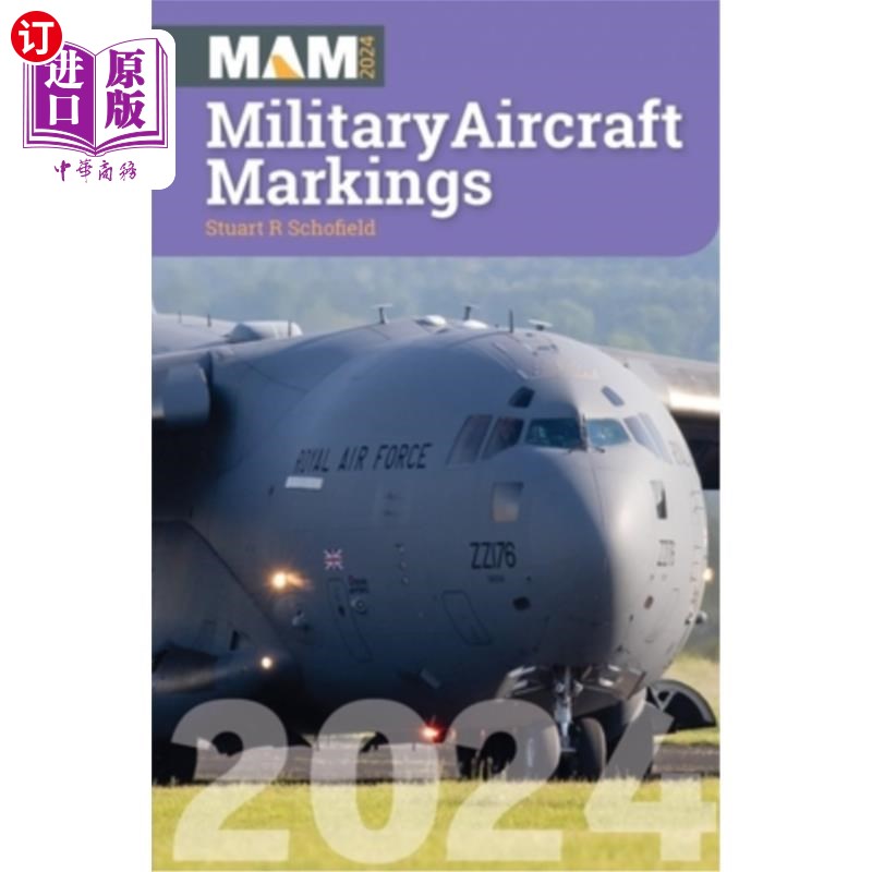 海外直订Military Aircraft Markings 2024 军用飞机标志2024