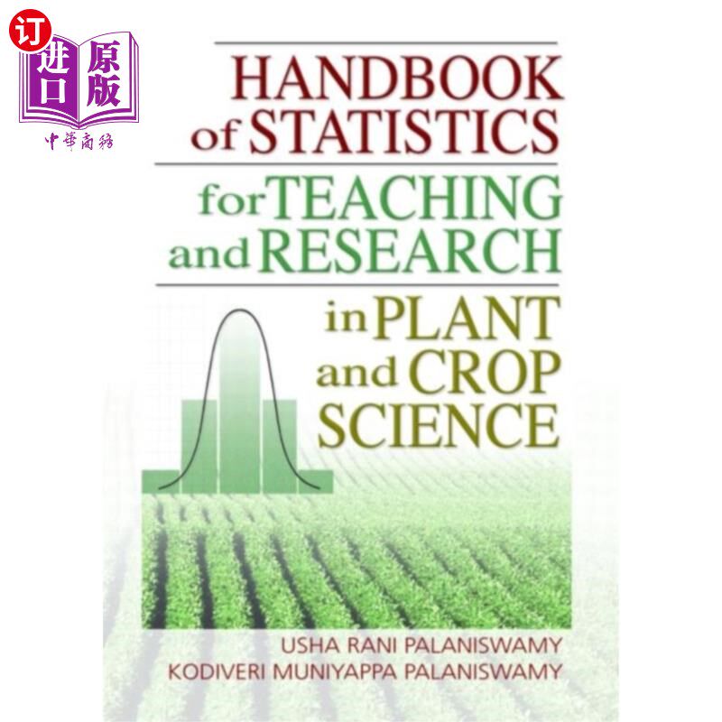 海外直订Handbook of Statistics for Teaching and Research... 植物与作物科学教学与研究统计手册
