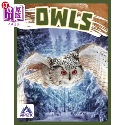 海外直订Birds of Prey: Owls 猛禽:猫头鹰