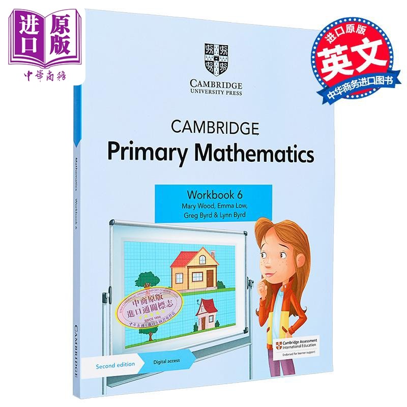 NEW Cambridge Primary Mathematics Workbook 6 with Digital Access (1 Year) 剑桥小学数学练习册六年级【中商原版】