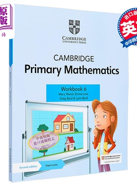 NEW Cambridge Primary Mathematics Workbook 6 with Digital Access (1 Year) 剑桥小学数学练习册六年级【中商原版】