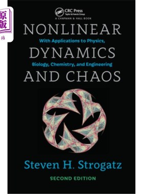 海外直订Nonlinear Dynamics and Chaos: With Applications to Physics, Biology, Chemistry,  非线性动力学和混沌:应用到