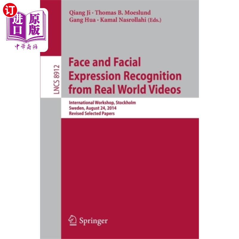 海外直订Face and Facial Expression Recognition from Real... 真实视频中的人脸和表情识别