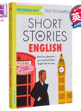 适合中级学者的英语短篇故事 Short Stories in English for Intermediate Learners 英文原版 Olly Richards【中商原版】