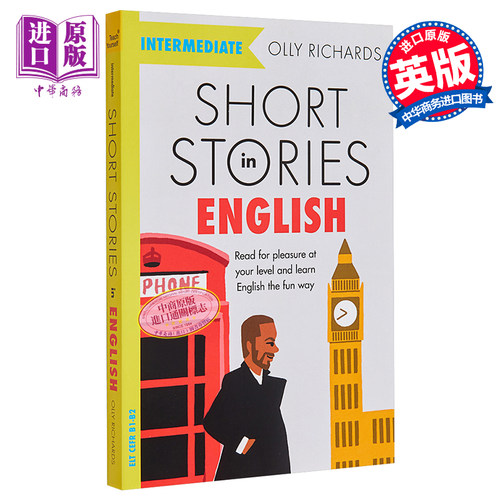 适合中级学者的英语短篇故事 Short Stories in English for Intermediate Learners 英文原版 Olly Richards【中商原版】