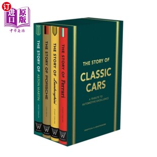 海外直订The Story of Classic Cars Gift Set: A Tribute to Four Automotive Icons 经典汽车的故事礼品集：致敬四个汽车图
