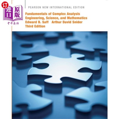 海外直订Fundamentals of Complex Analysis  with Applicati... 复杂分析的基础与应用到工程，科学，和数学:皮尔逊新国际版