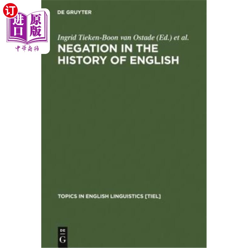 海外直订Negation in the History of English 英语史上的否定