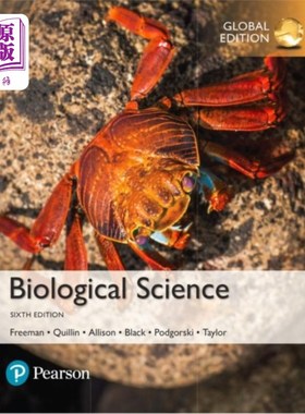海外直订Biological Science, plus MasteringBiology with Pearson eText, Global Edition 生物科学，加上掌握生物与培生文