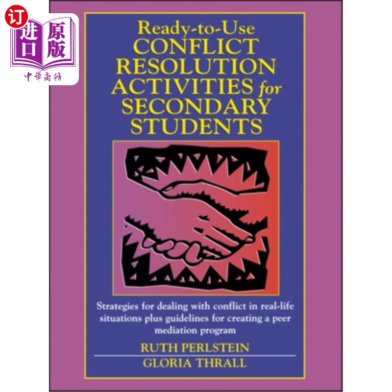 海外直订Ready-To-Use Conflict Resolution Activities for Secondary Students 为中学生准备好使用冲突解决活动