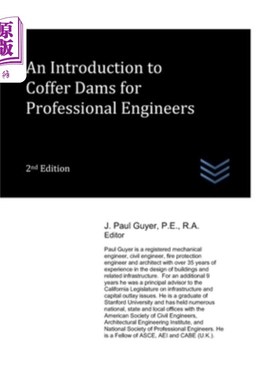 海外直订An Introduction to Coffer Dams for Professional Engineers 专业工程师围堰导论