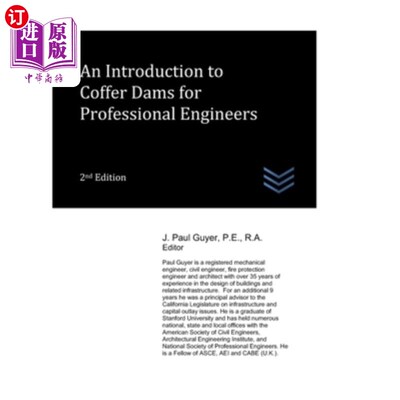 海外直订An Introduction to Coffer Dams for Professional Engineers 专业工程师围堰导论