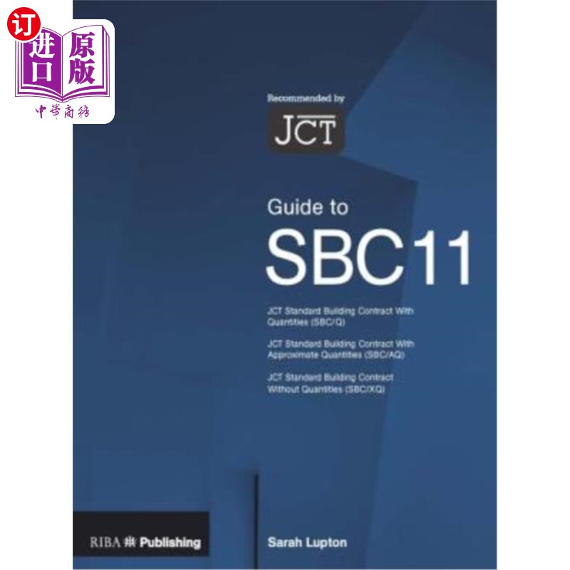 海外直订Guide to the Jct Standard Building Contract Jct标准建筑合同指南