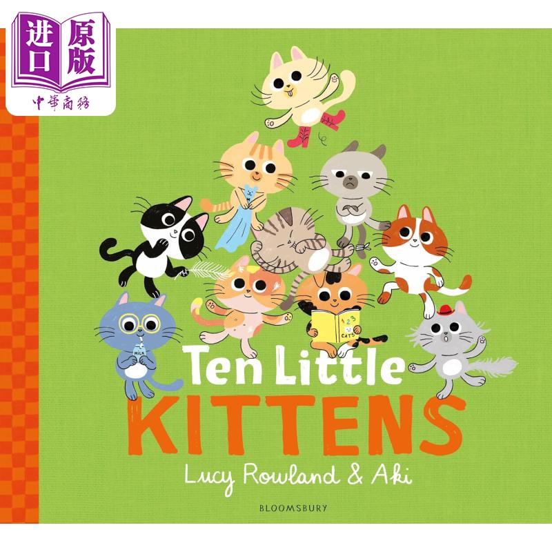 10只小猫英文原版亲子绘本