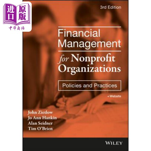 现货 非营利组织的财务管理 Financial Management for Nonprofit Organizations 英文原版 John Zietlow 中商原版