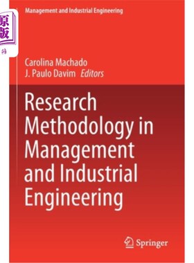 海外直订Research Methodology in Management and Industrial Engineering 管理与工业工程研究方法“，