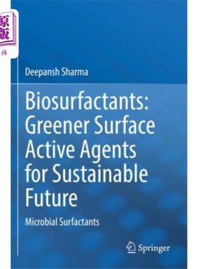 海外直订Biosurfactants: Greener Surface Active Agents fo... 生物表面活性剂：可持续发展的绿色表面活性剂