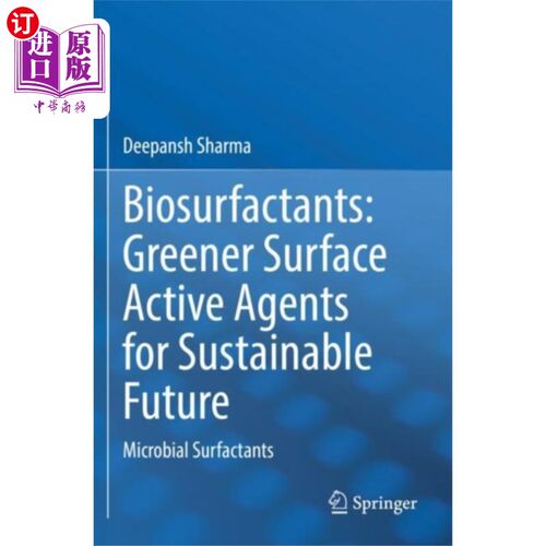海外直订Biosurfactants: Greener Surface Active Agents fo... 生物表面活性剂：可持续发展的绿色表面活性剂