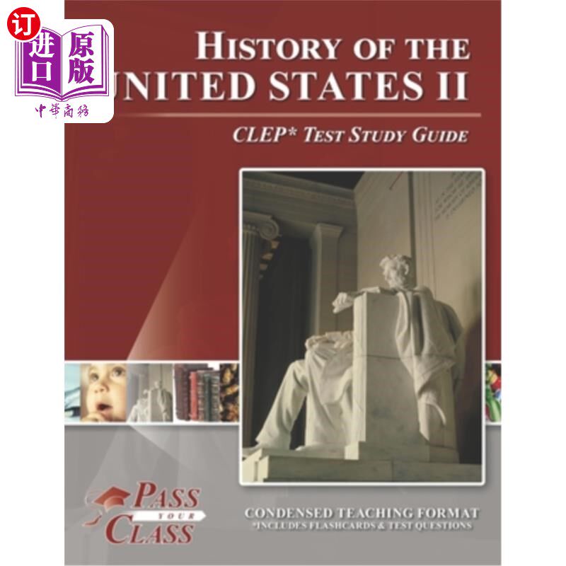 海外直订History of the United States II CLEP Test Study Guide 美国历史II CLEP考试学习指南