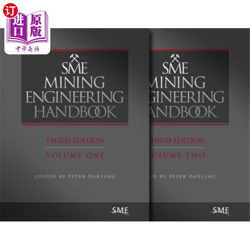 海外直订Sme Mining Engineering Handbook, Third Edition 中小企业采矿工程手册，第三版