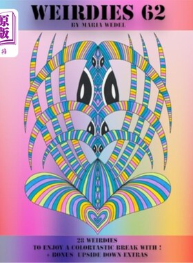 海外直订Weirdies 62: Color A Weirdie A Day ! 怪人62:每天给怪人上色!