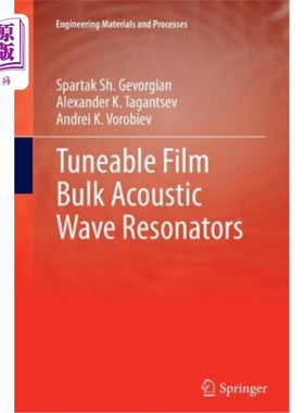 海外直订Tuneable Film Bulk Acoustic Wave Resonators
