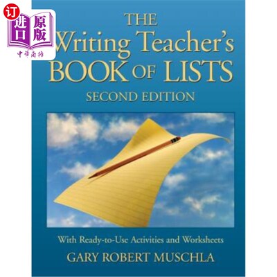 海外直订The Writing Teacher's Book of Lists: With Ready-To-Use Activities and Worksheets 写作老师的清单手册：有现成的活